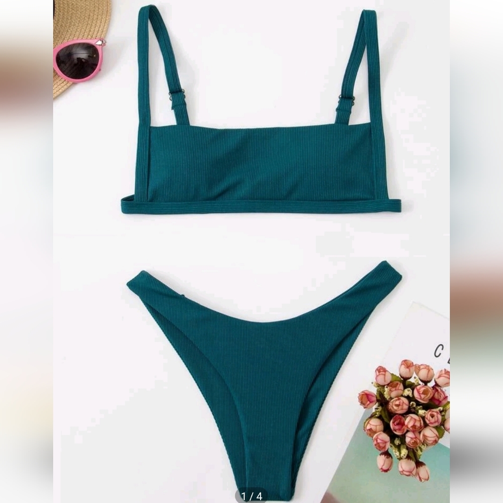 NIP SHEIN Teal Bikini
